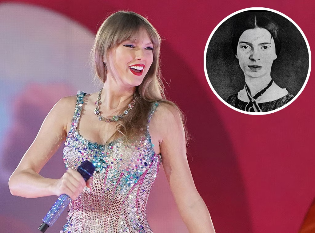 Taylor Swift and poet Emily Dickinson