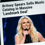 Britney Spears performing on stage during a concert tour.