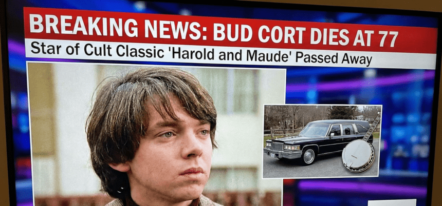 Bud Cort as the character Harold in the film Harold and Maude.