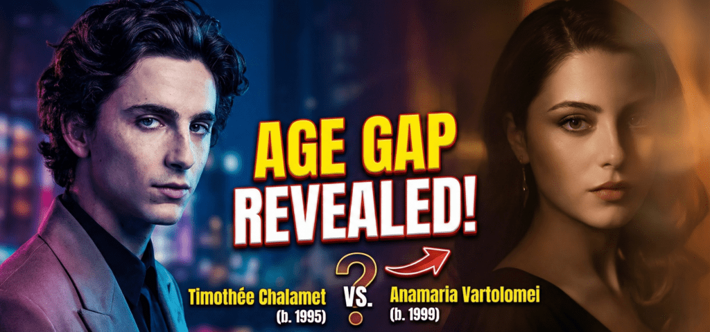 A split image showing actor Timothée Chalamet at a premiere and actress Anamaria Vartolomei at a film festival.