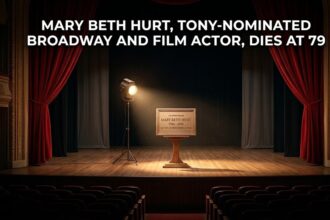 A portrait of Mary Beth Hurt reflecting her long and distinguished career in theater and film.