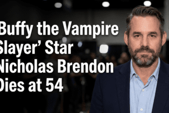 Star Nicholas Brendon Dies at 54