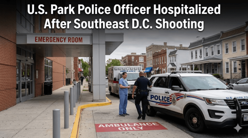 U.S. Park Police Officer Hospitalized