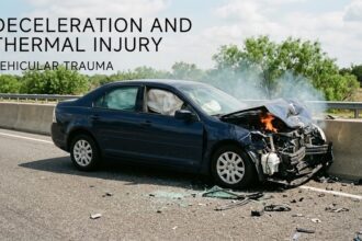 The Physics & Biology of Car Crash Trauma: Deceleration & Vehicle Fires