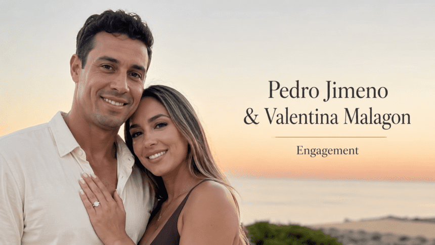 A romantic evening proposal setup on a white sand beach featuring a large heart-shaped arch constructed from hundreds of red roses, illuminated by a neon sign that reads 'Will You Marry Me?' surrounded by glowing candles.