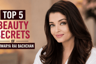 A portrait of Aishwarya Rai Bachchan showcasing her natural, timeless elegance.