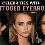 A professional illustration showcasing various eyebrow shapes and styles.