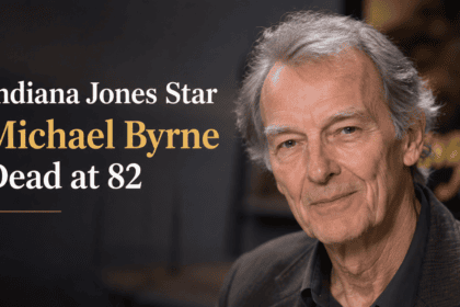 A portrait of actor Michael Byrne, known for his distinguished stage and screen career.